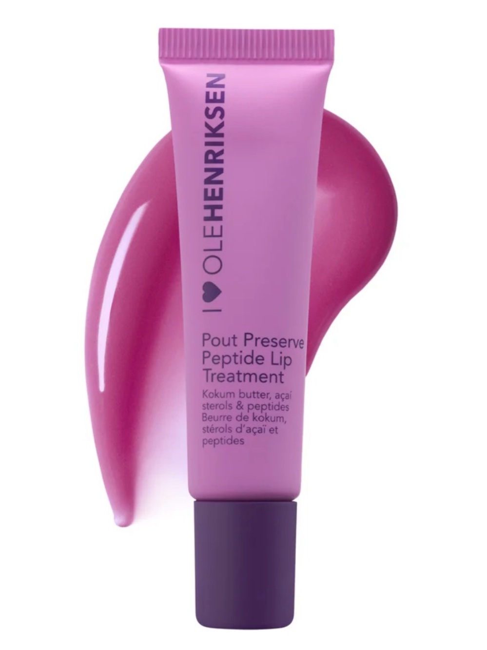 Ole Henriksen Pout Preserve Peptide Lip Treatment in Grape Fizz